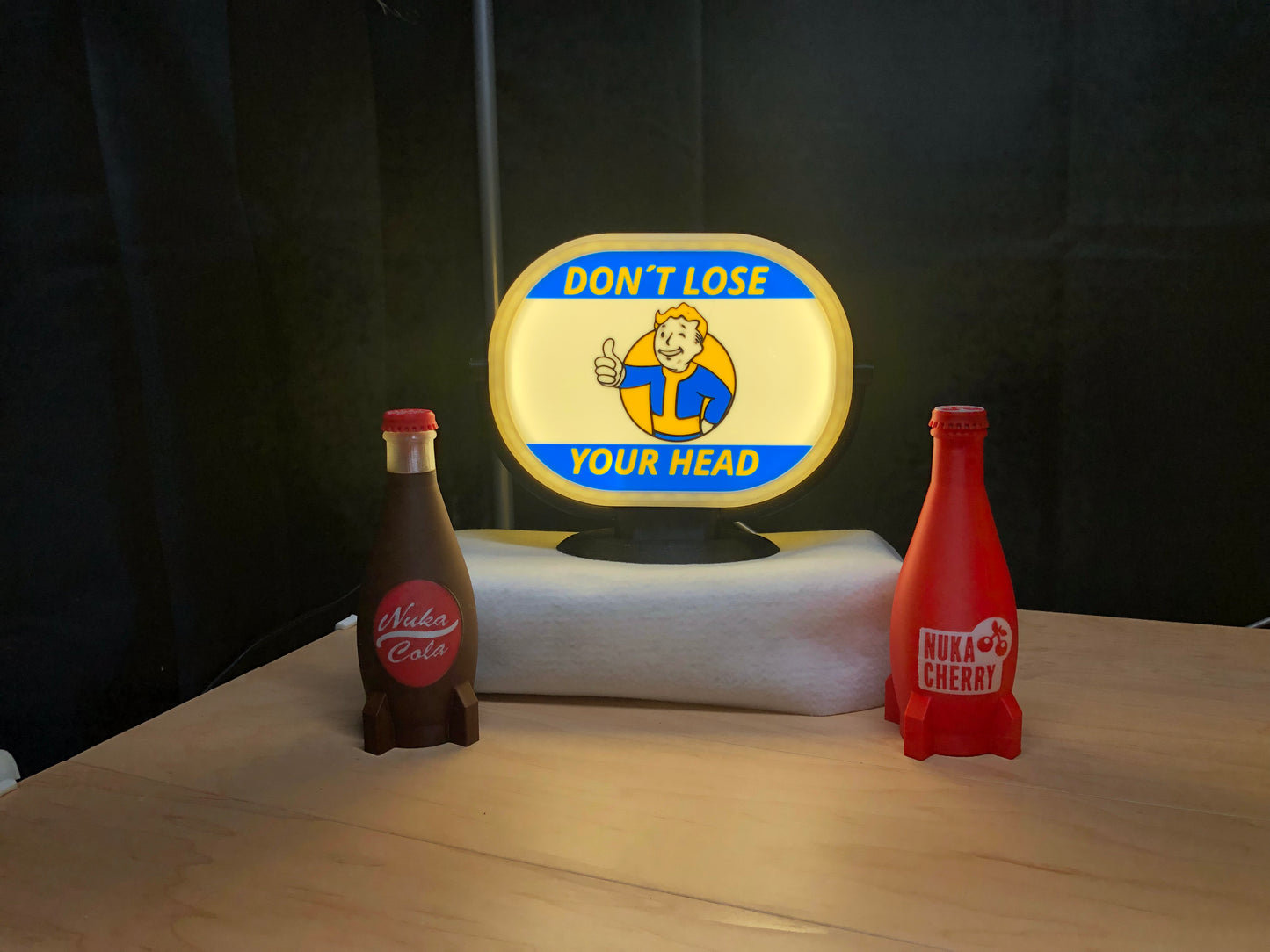3D Printed Fallout Lamp with USB C