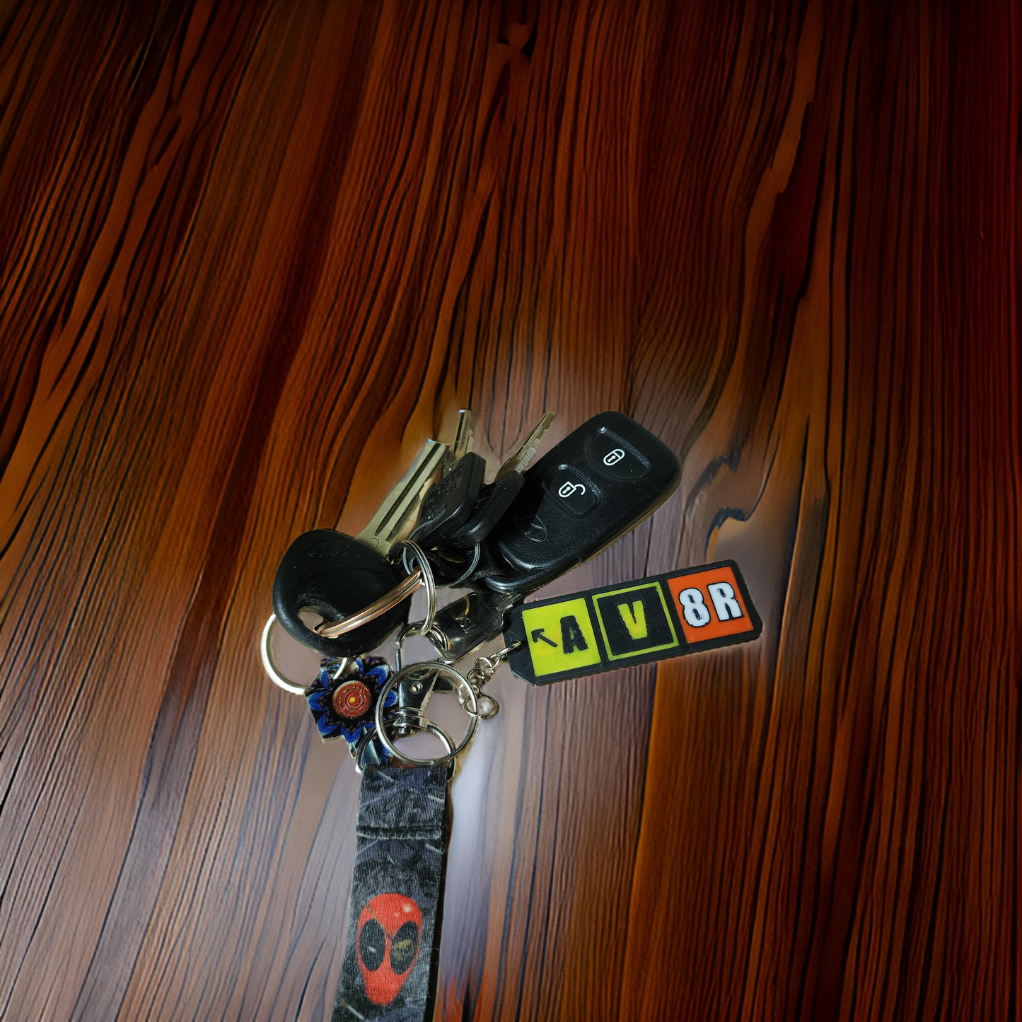 AV8R Aviation Keychain | Perfect Christmas Gift for Aviation Enthusiasts | Unique Stocking Stuffer | Stylish Pilot Accessories