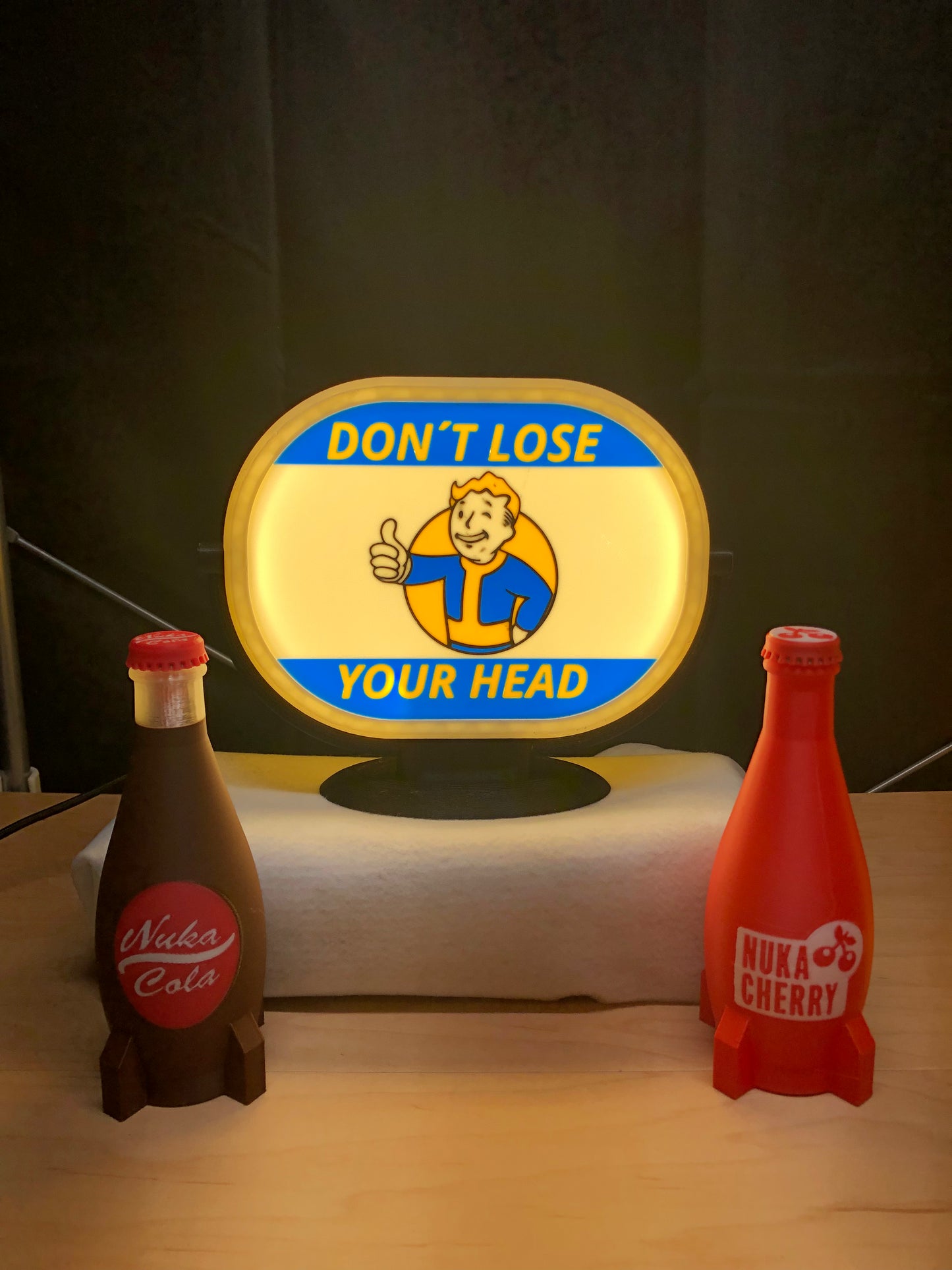 3D Printed Fallout Lamp with USB C