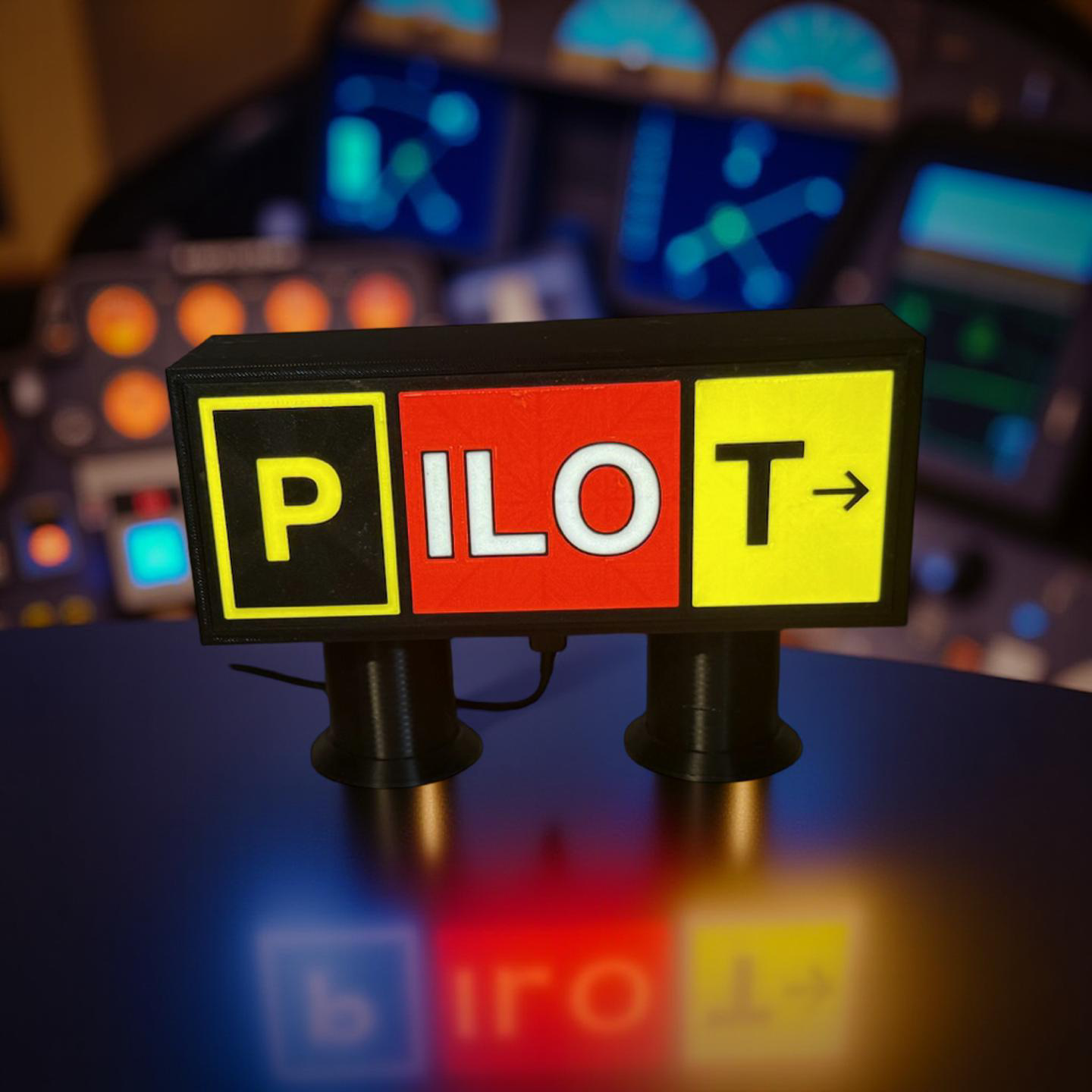 Custom Aviation Taxiway Light with USB-C Power (Customizable)