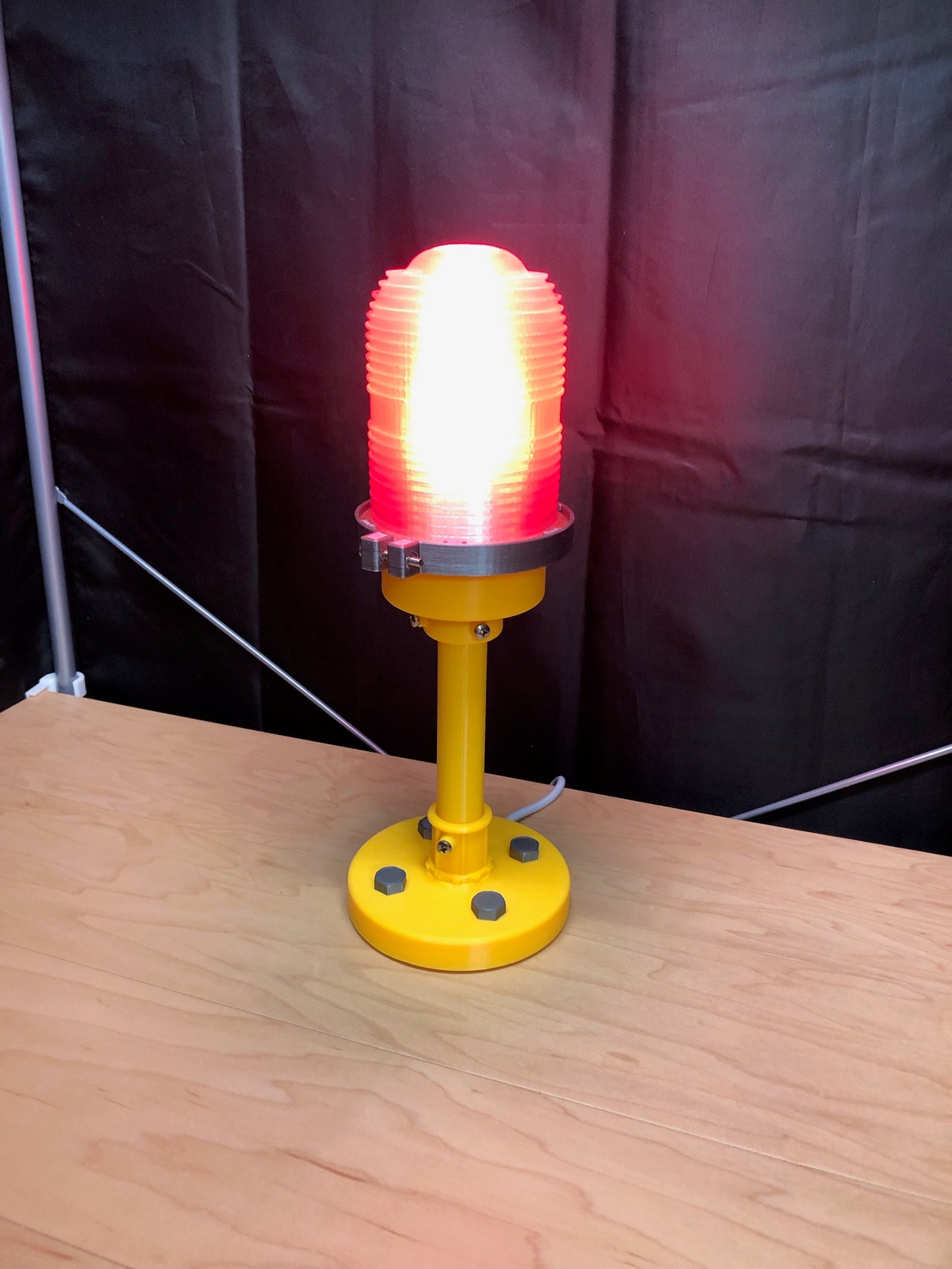 3D Printed Runway Taxiway Light Lamp – Customizable Aviation-Themed LED Lamp
