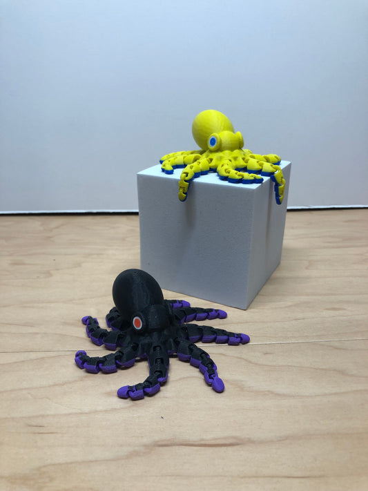 Colourful Moveable Octopus