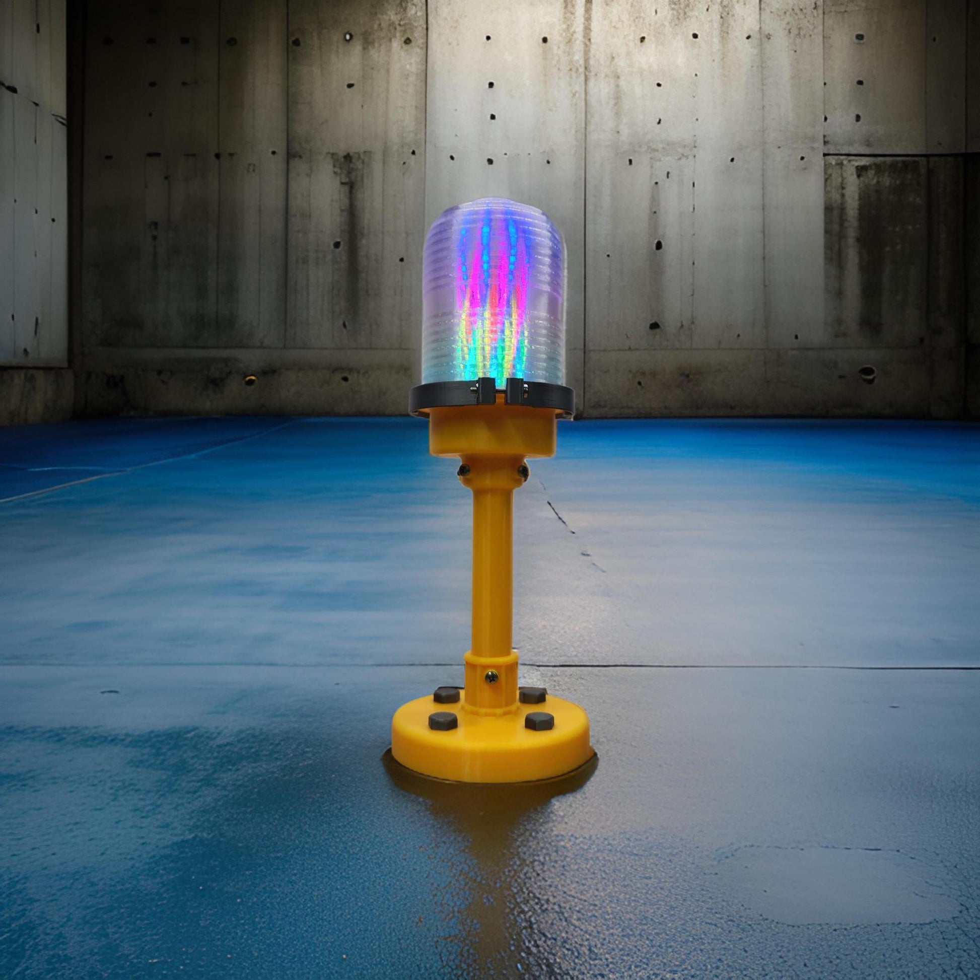 USB-C Runway/Taxi way airport Light with RGBWIC Lights great for aviation enthusiasts, pilots and anyone needing cool steampunk office lamp!