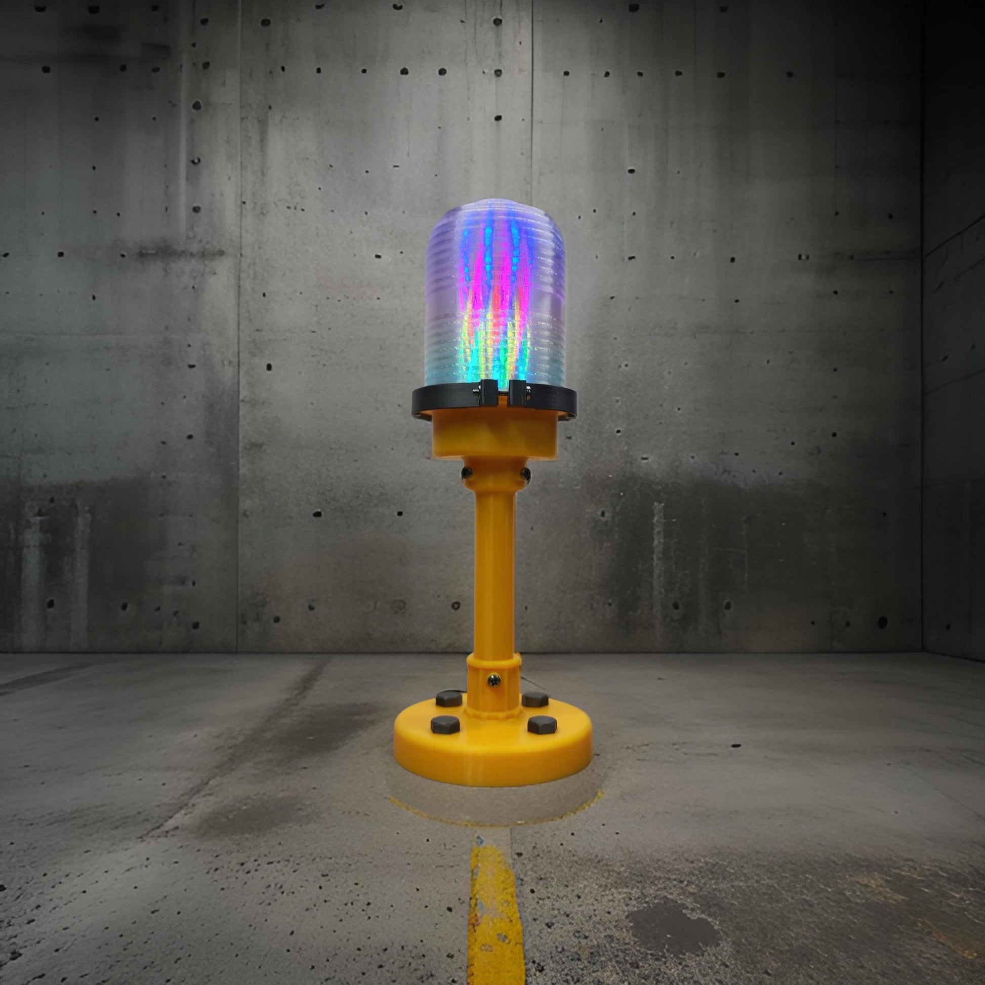 USB-C Runway/Taxi way airport Light with RGBWIC Lights great for aviation enthusiasts, pilots and anyone needing cool steampunk office lamp!