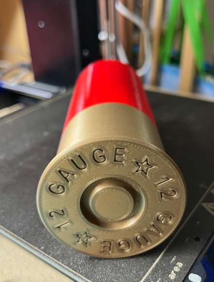 3D Printed - 12" - 12 Gauge Container